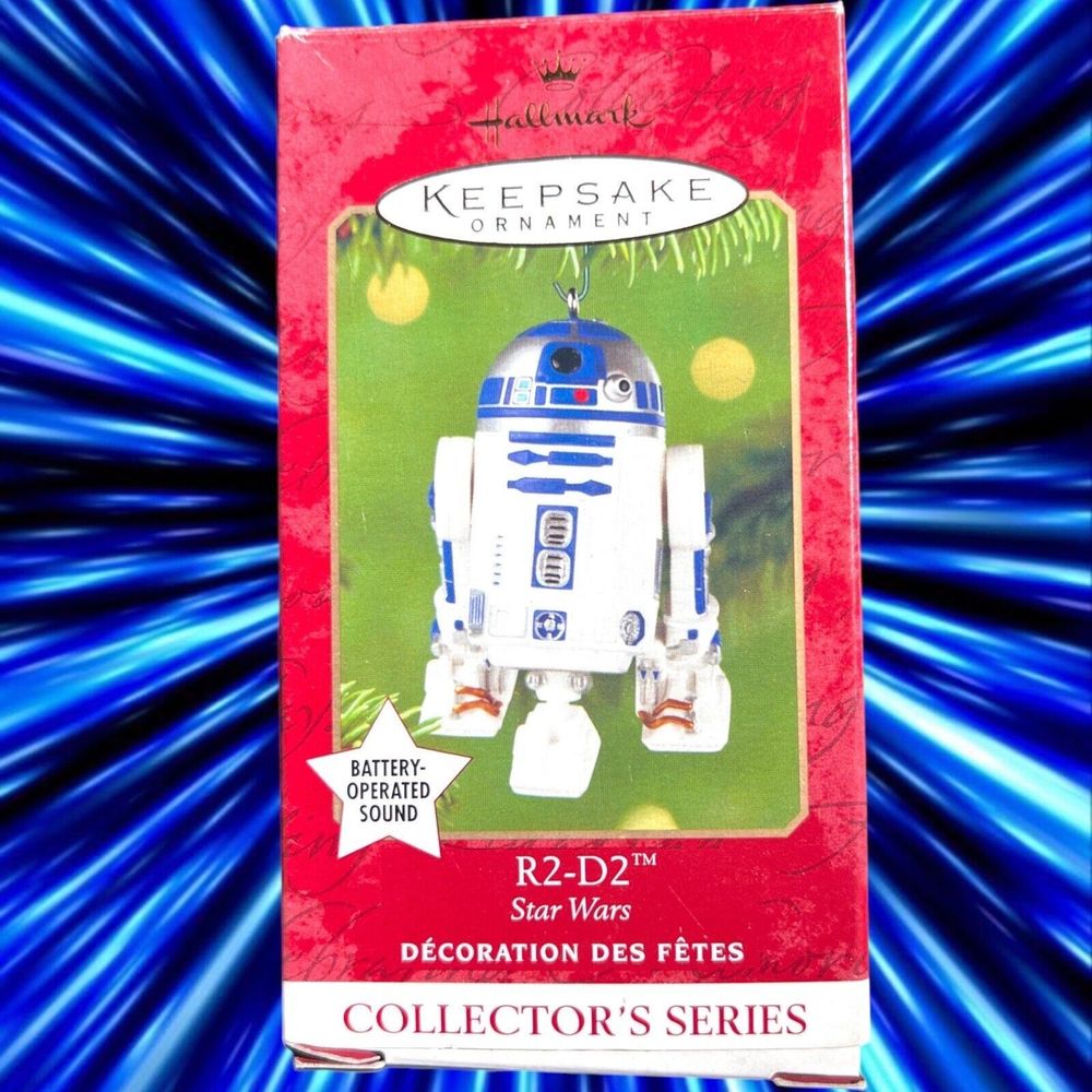 Hallmark Keepsake Christmas Ornament Star Wars R2-D2 Magic Sound Vintage 2001